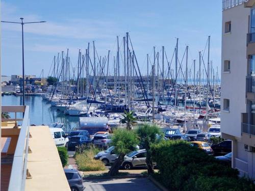 Le Port Apartment | Agréable Appartement 3 Pièces avec Terrasse et Parking à Canet-Port - FR-1-696-114