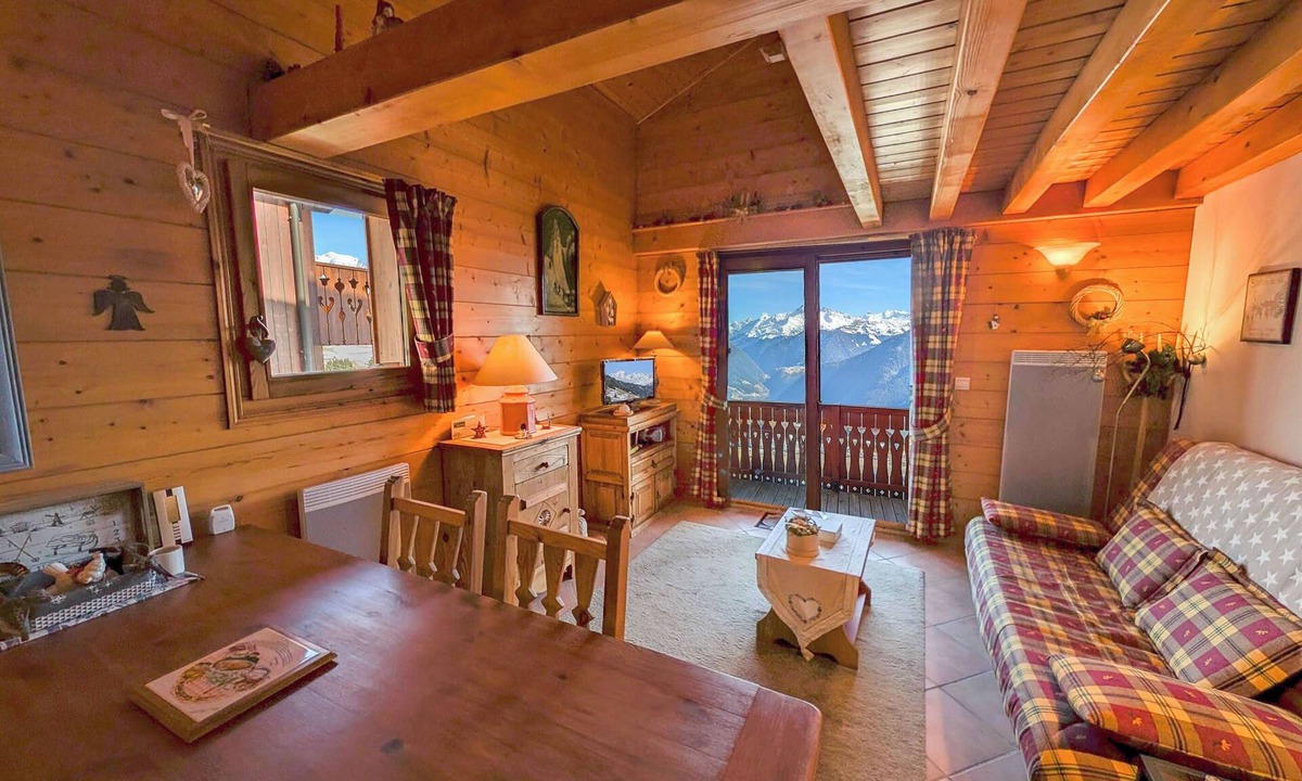 Bisanne 1500 Apartment | Apartment Mont Blanc view 6-8 person Bisanne 1500 - Les Saisies SKI AT YOUR FEET