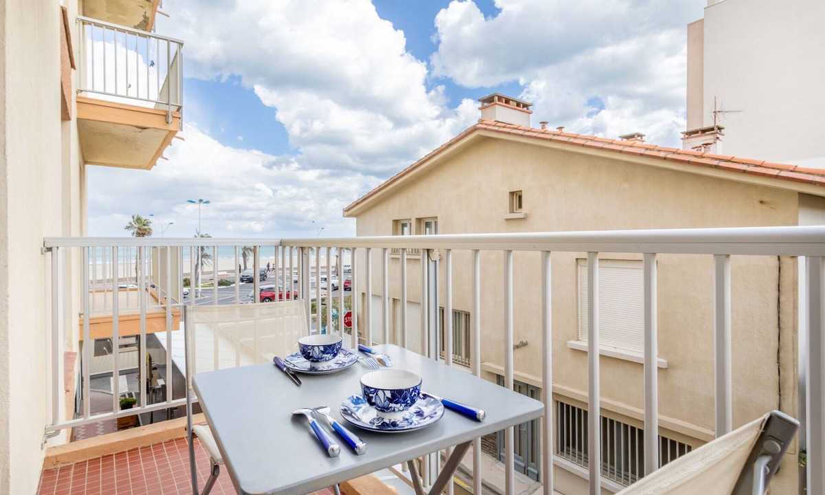 Le Grand Large Apartment | Apartment 'Vue Mer' with Balcony