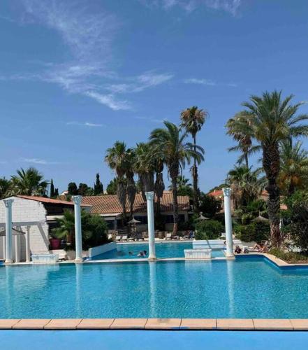 Les Hauts de Canet Apartment | Appartement Cosy Confort PARK CLIM WIFI LINGE INCLUS piscine payante l'été