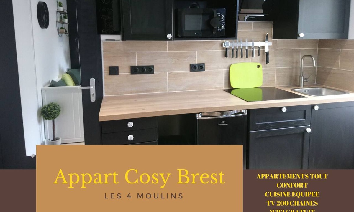 Rive Droite Apartment | Appartement Cosy Brest 8