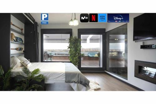 Santurtzi Apartment | Atico Lujo Costa Vasca Bilbao,terraza, mar, jacuzi