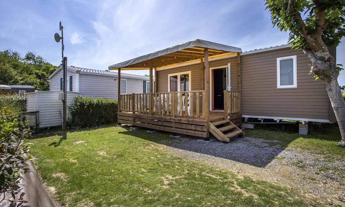 Torreilles House | Camping Le Trivoly * - Mobil-Home Caribbean 3 Rooms 4/6 People Air-conditioned + TV