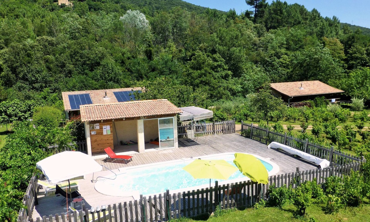 Le Martinet Cottage | Chalet Cévennes, France, Gard, Ardèche, pool, calm, large garden, activities