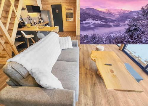 Allevard Ski Chalet | Chalet Cocoon en lisière de forêt, avec grande terrasse, et vue 'waouh'