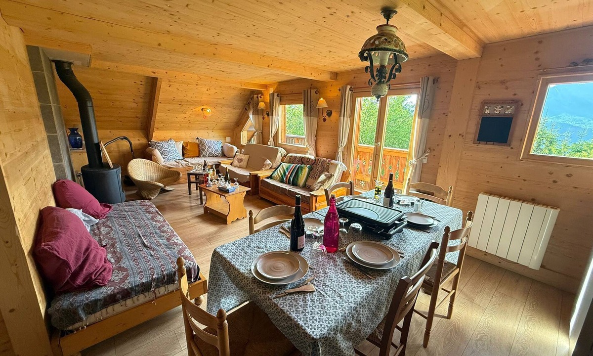 Jarrier Ski Chalet | Chalet 'Gite' with Mountain View