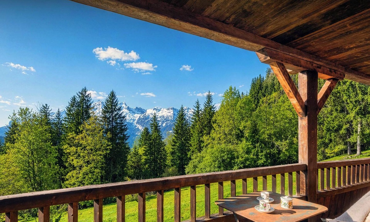 Manigod Ski Chalet | Chalet Le Bouchat - Former farmhouse with exceptional views - OVO Network