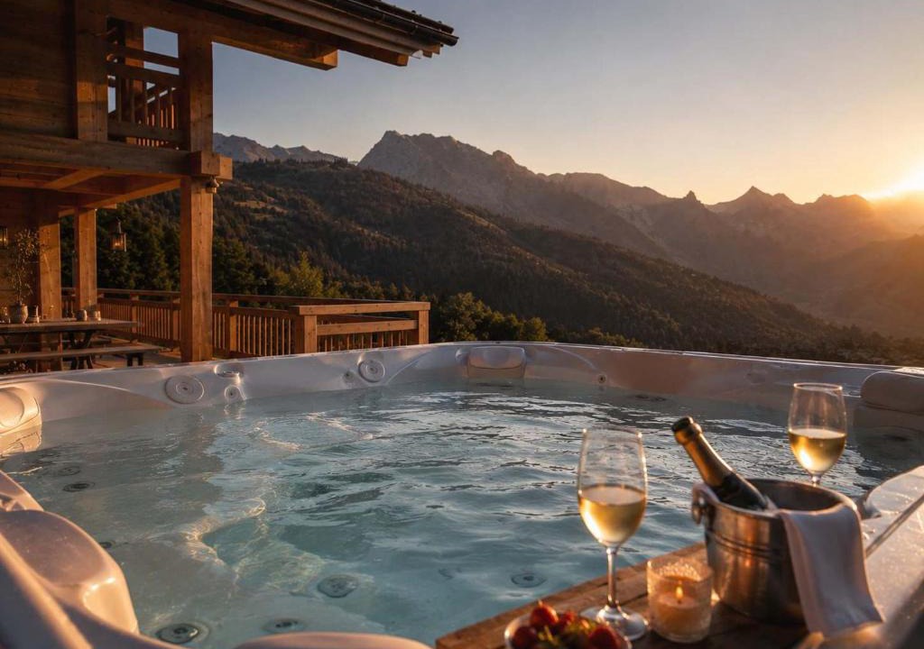Manigod Ski Chalet | Chalet Serbijanka Alpine Retreat with Hammam Sauna and Jacuzzi for 14 Gueststs