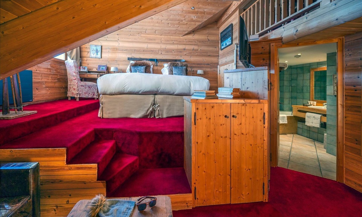 Cognet Hotel | Chambre prestige avec vue sur le massif d'Oisans