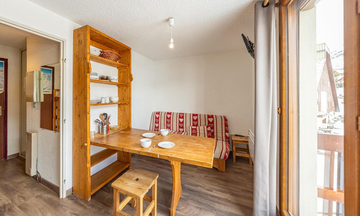 Montgellafrey Apartment | Cozy studio for 4, near chairlift, balcony