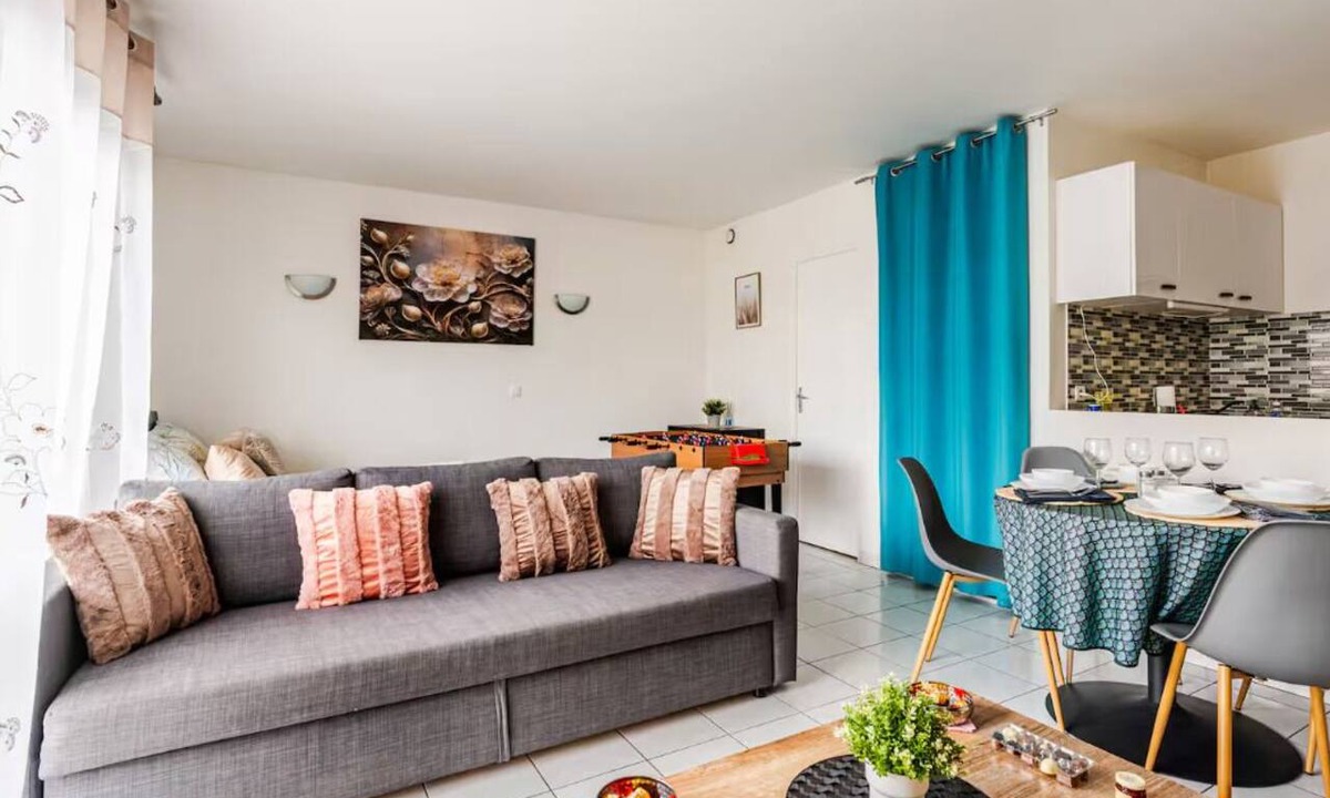 Sevran Apartment | Cozy Studio - CDG - Exhibition Center - ARENA Grand Paris