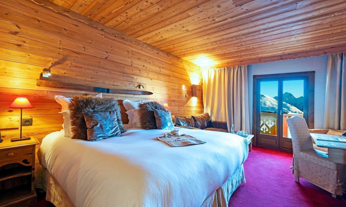 Cognet Hotel | Family Room, balcon plein sud & spa – Alpe d’Huez