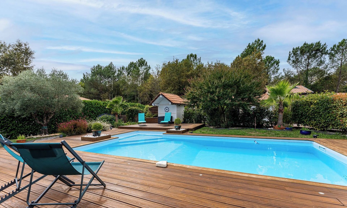 Sanguinet House | Gîtes 2 Lac & Nature Piscine/Solarium/Bien-être 4 Personnes
