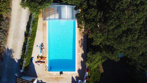 Saint-Jean-du-Pin House | Gites de Plos chalet N1 Clim Piscine Spa Ombragé en Campagne