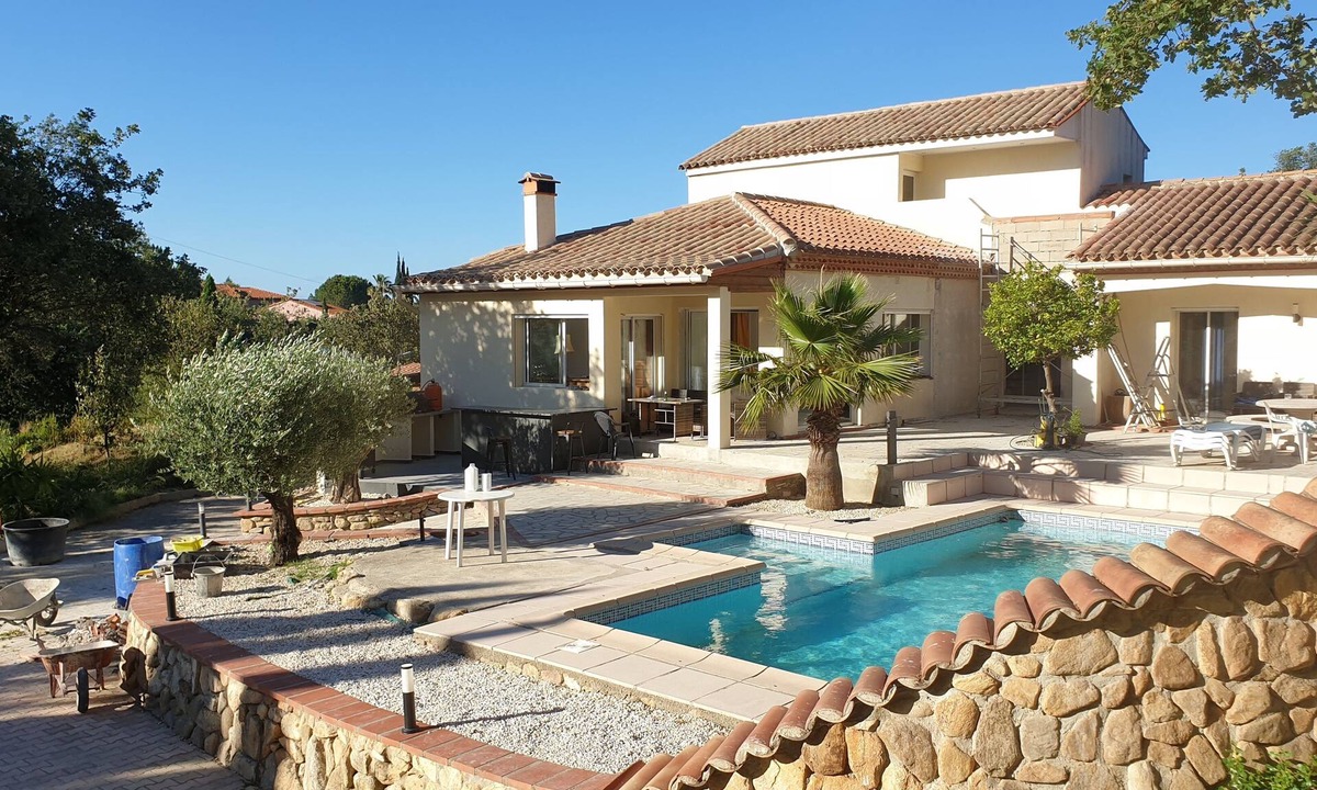 Laroque-des-Alberes Villa | Gorgeous, Peaceful Catalan Home with Pool (casa Baleares)