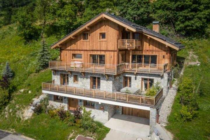 Meribel House | Hermine Luxury Chalet Meribel Center Sauna Jacuzzi
