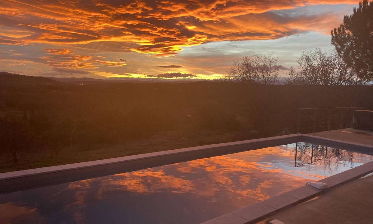 Balazuc House | House with secluded shared pool in Ardèche scrubland near Pontd'Arc