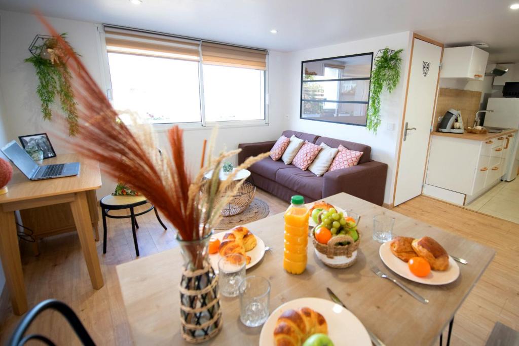 Saint-Martin-la-Plaine Apartment | KASA HOME au calme avec Climatisation - Parking - WIFI - Netflix