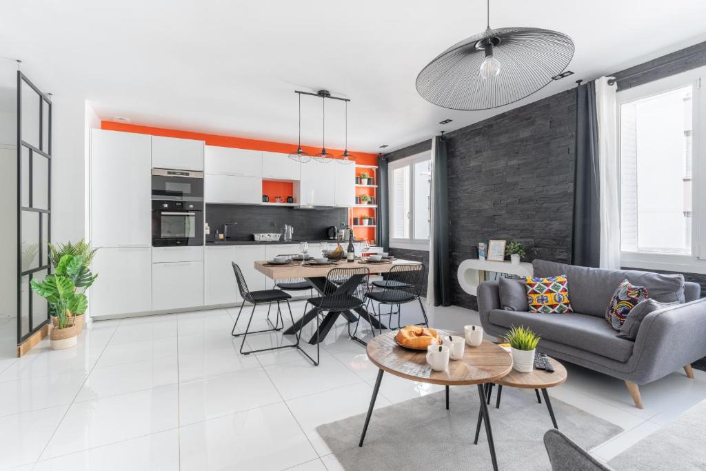 Part Dieu - Bir Hakeim Apartment | L'Amharique - À Lyon, 5min de la gare Part-Dieu