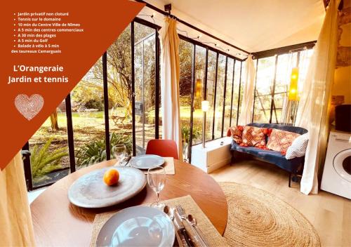 Costieres House | *L'Orangeraie* Maison avec jardin, tennis, parking