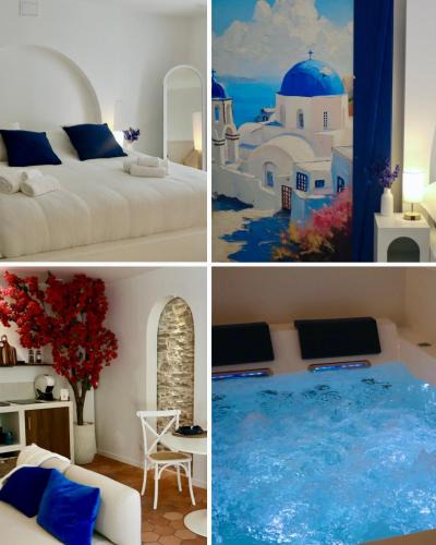 Villemoirieu House | La Caldeira Inspiration Santorin avec Balneo