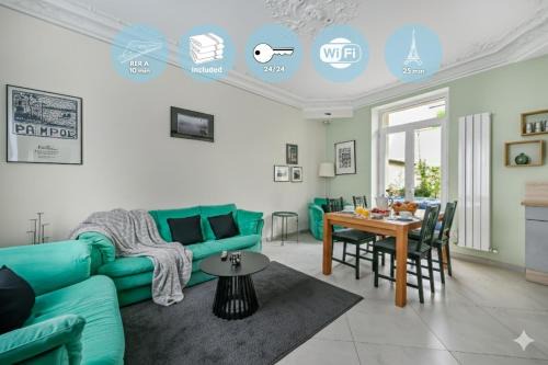Noisy-le-Grand House | La Parenthese Nature - RER A - Wifi