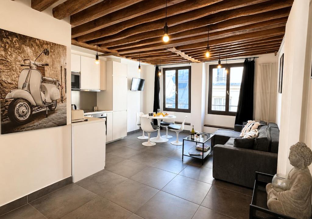 Quartier Sainte-Avoye Apartment | Le Loft Gravilliers