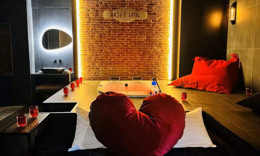 Saint-Etienne Apartment | Le magik' loft avec Sauna et Spa