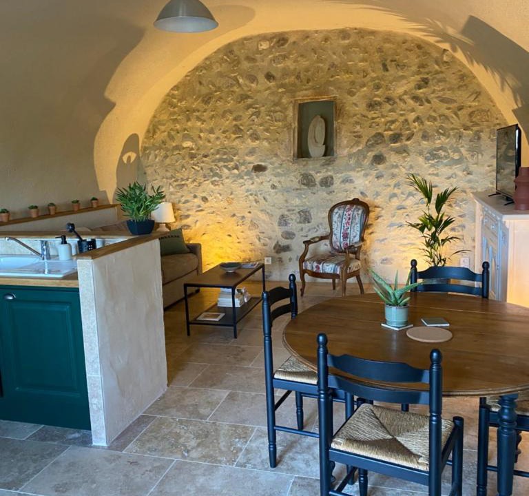 Mirmande House | Le Mas du Rochet - Gîte à la campagne avec spa privé - 2 à 4 pers