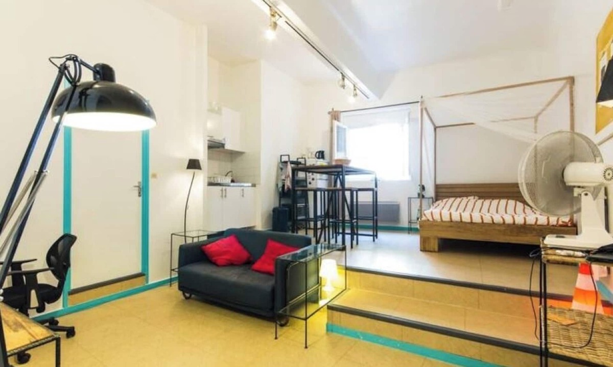 Secteur 2 Apartment | Loftudio, loft spirit in a large studio in Grenoble city center