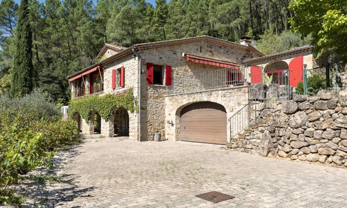 Chambonas House | Magnificent Mas Ardéchois with swimming pool and pétanque court