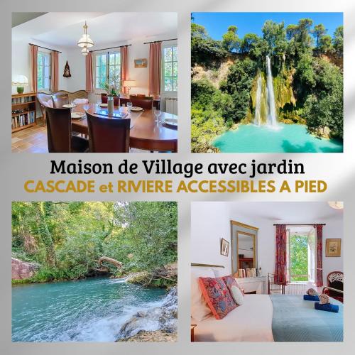 Sillans-la Cascade House | Maison de village, Accès cascade et rivière