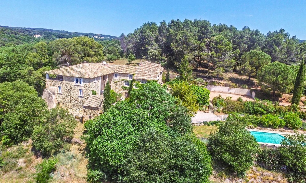 Tresques House | Mas Provence Gardoise (Uzès) - swimming pool 12-6 m - 9 acres garden