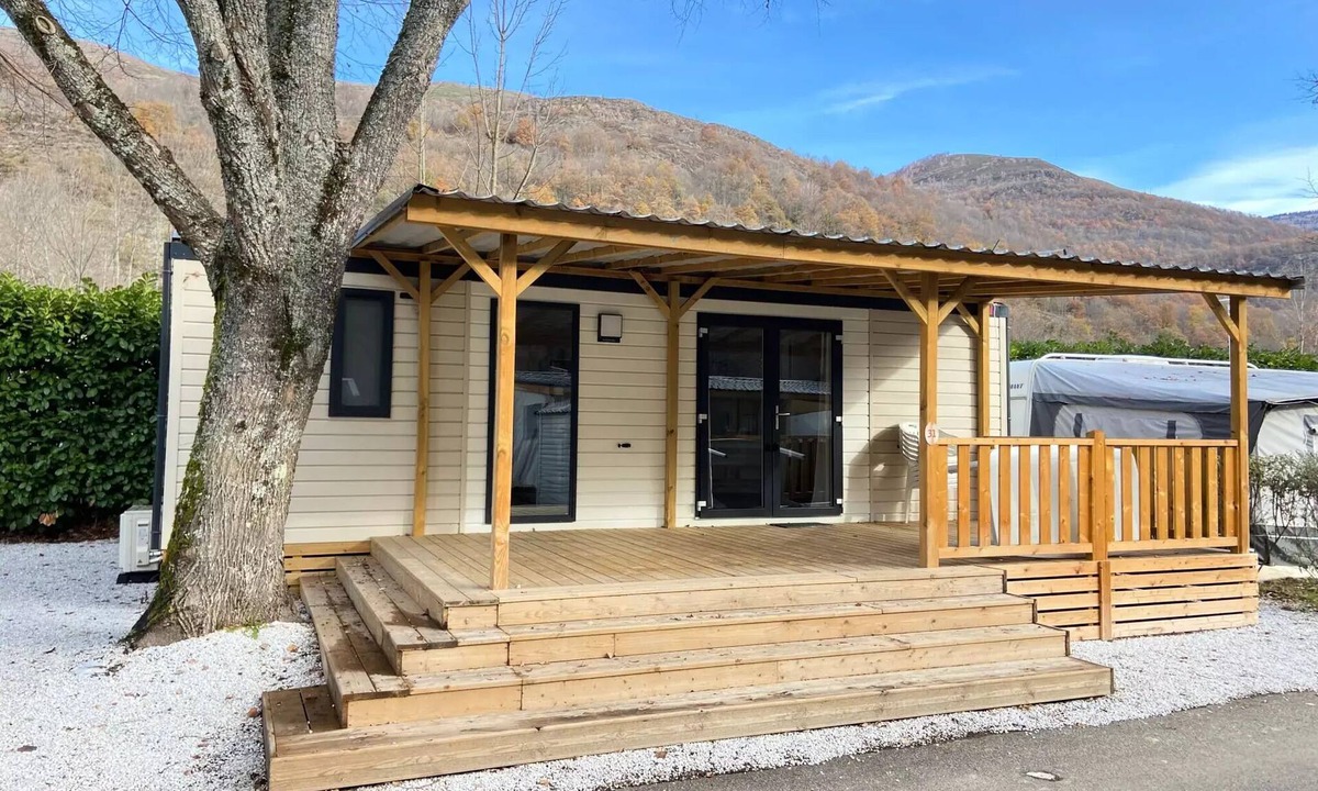 Savignac-les-Ormeaux House | Mobil-home Confort 27m² - 2 bedrooms + Covered terrace + Reversible air conditioning + TV 4 persons