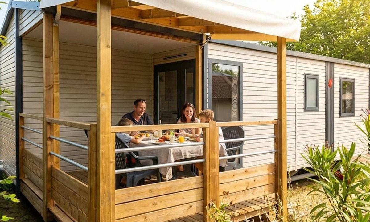 Saint-Gerons House | Mobile home for 6 with terrace
