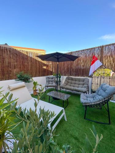 Cap d'Ail Apartment | Monaco Cap d’ail Studio & jardin