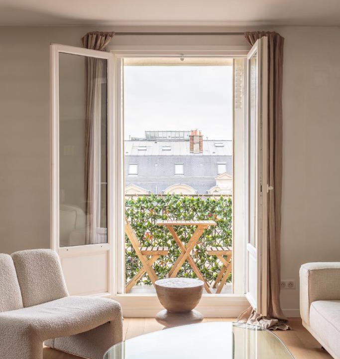 Champs-Elysees Apartment | Montaigne - Sunlit Corner Penthouse with Balcony