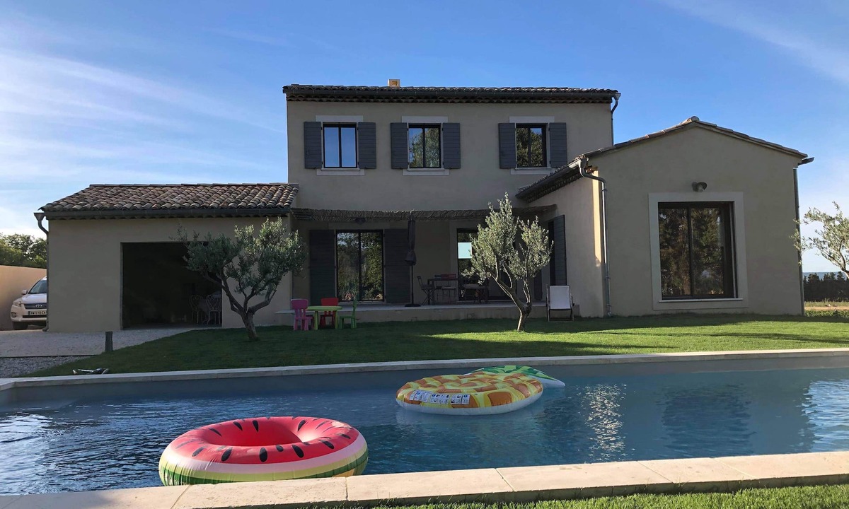 Rochegude House | New villa type mazet provençal charming 125m ² - French property