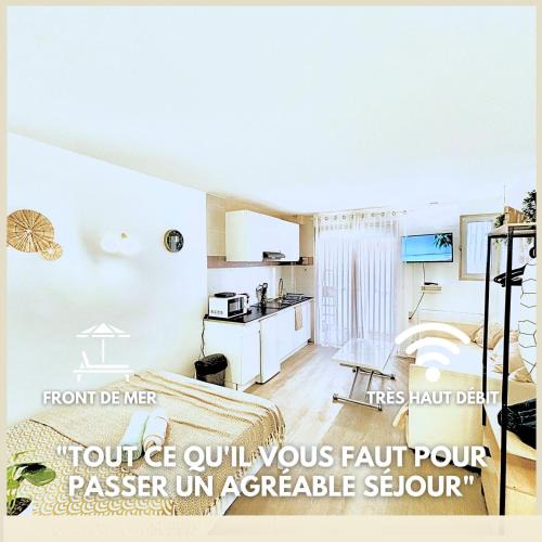 Le Grand Large Apartment | Parentheses marine - Studio front de mer