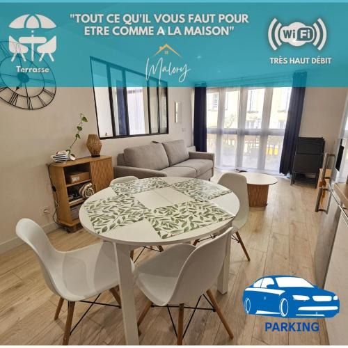 Millau Apartment | Saint-Martin, centre-ville, parking, terrasse