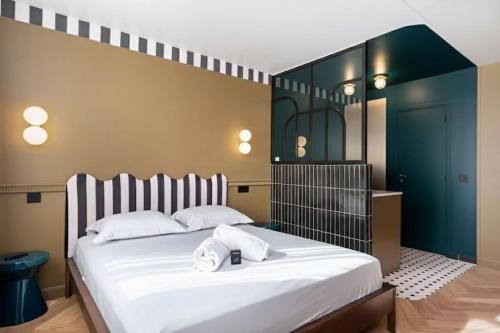 Villette Gare Apartment | Studio Élégant-Une Escapade Raffinée en Plein Cœur de la Ville