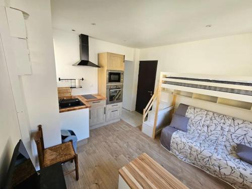 Bagneres-de-Luchon Apartment | Studio 3 personnes avec terrasse