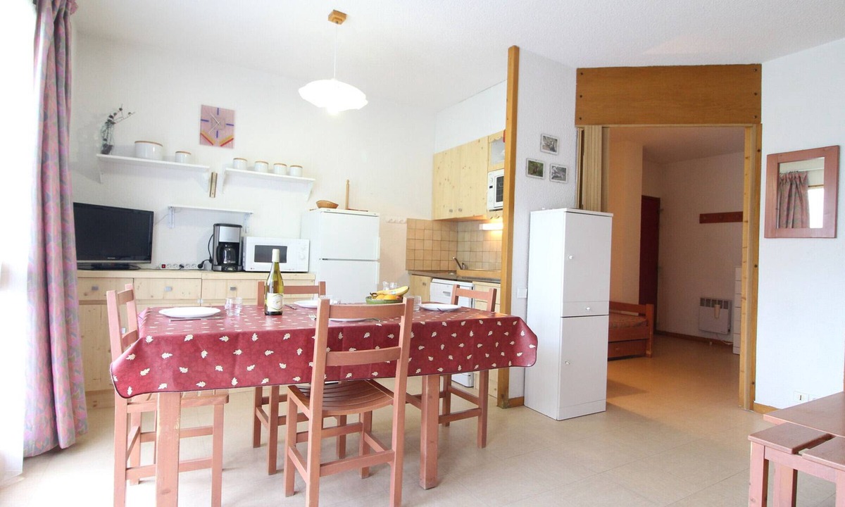 Termignon Apartment | Studio 5 ppl direct access to slopes with wifi and dishwasher Termignon