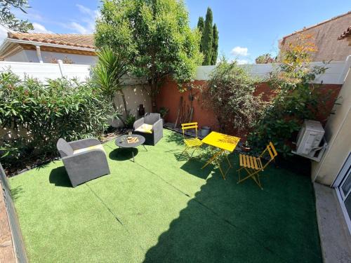 Mudaison Apartment | Studio avec jardin privé et parking gratuit