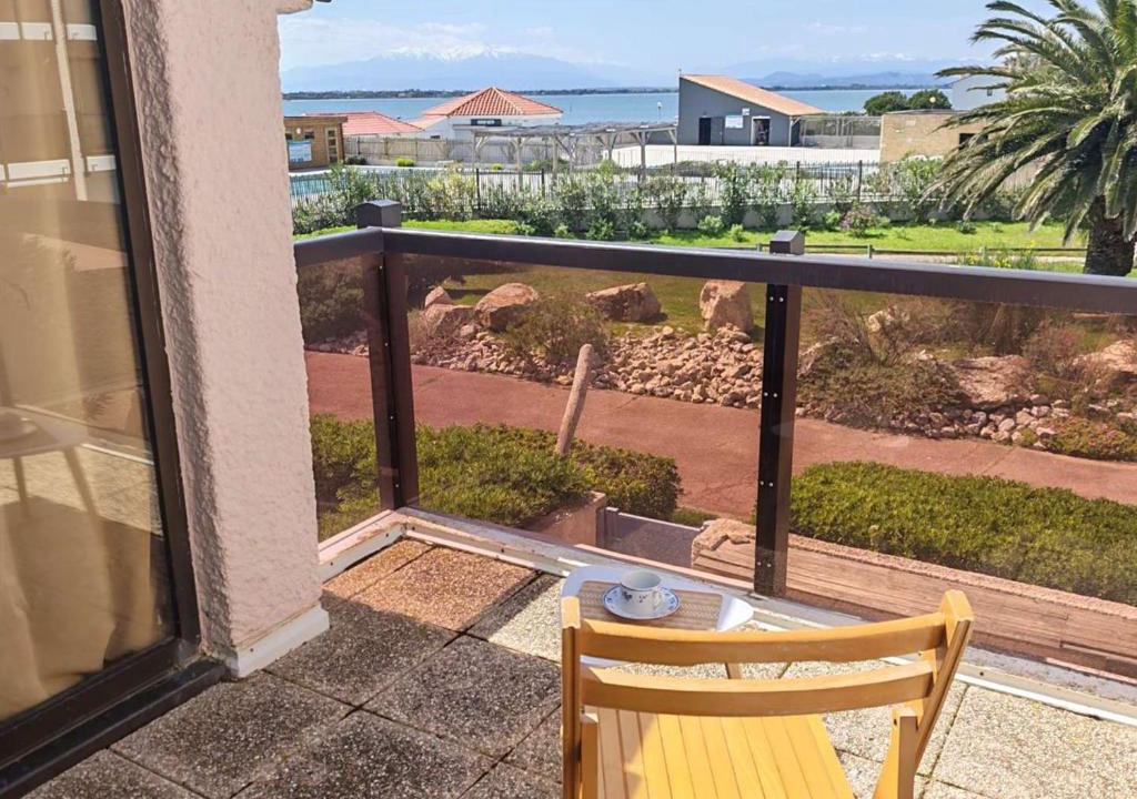 Le Barcares Apartment | Studio cabine, animaux acceptés - Vue montagne - FR-1-195-125