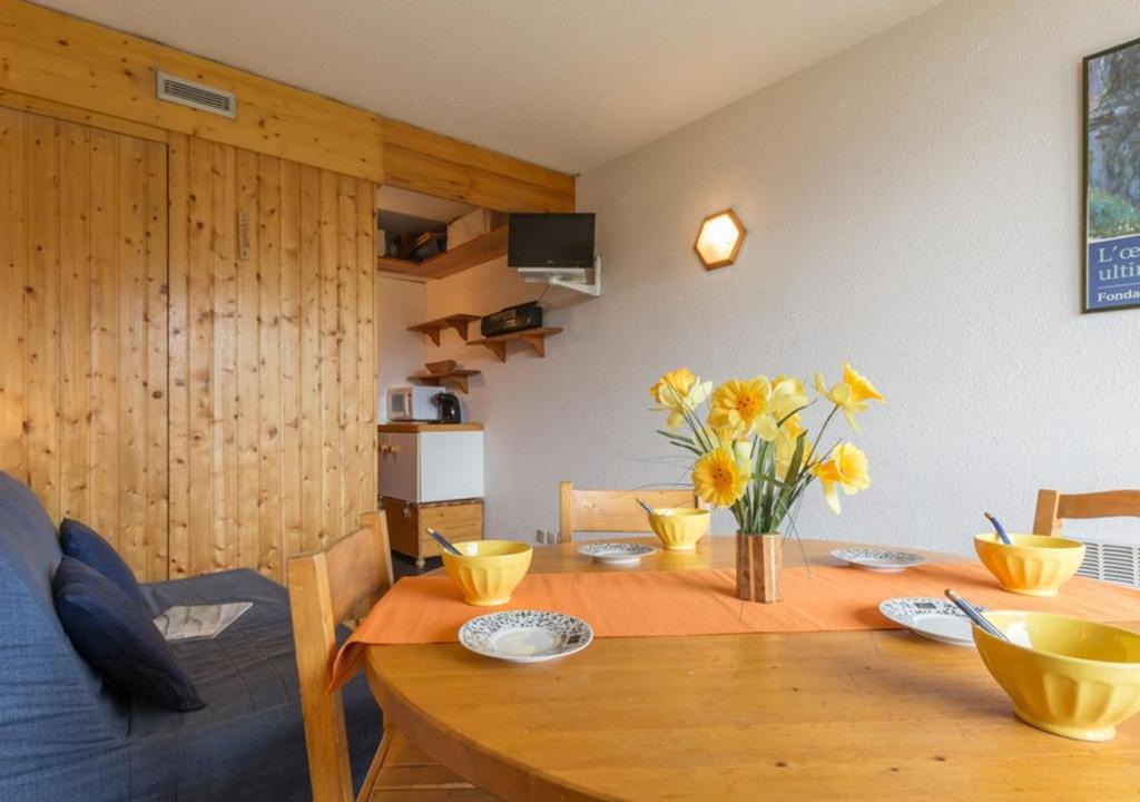 Arc-1800 Apartment | Studio cabine pour 4 pers., balcon, sud, Les Arcs 1800 - FR-1-346-457