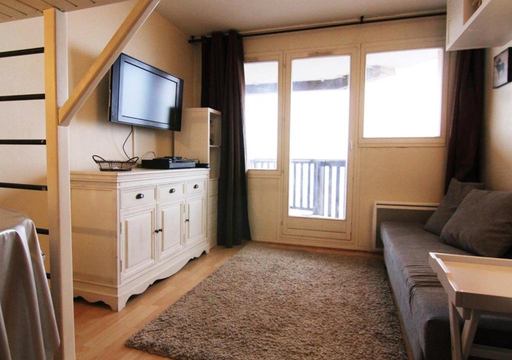 Jeux Apartment | Studio cosy 4 pers avec balcon exposé sud, proche commerces et pistes, quartier des Jeux - FR-1-405-86