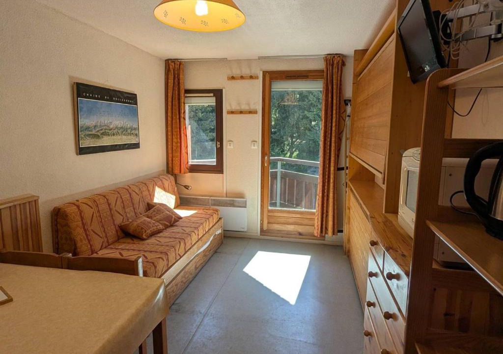 Prapoutel Apartment | Studio pour 3 pers, au pied des pistes, balcon - FR-1-557-58