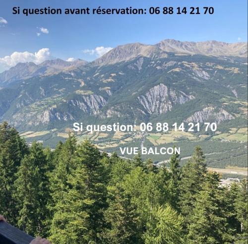 Pra Loup Apartment | Studio standing PRALOUP 1600 dernier étage 4 personnes Vue époustouflante PREMIUM