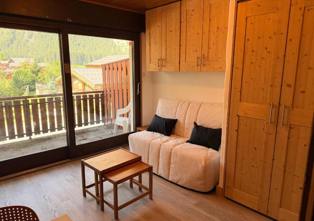 Pralognan-la-Vanoise Apartment | Studio sud 4 pers, animaux admis, terrasse ensoleillée - FR-1-464-50